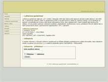 Tablet Screenshot of luther.cz